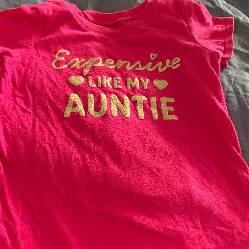 The Children's Place Pink and Gold Graphic Tee